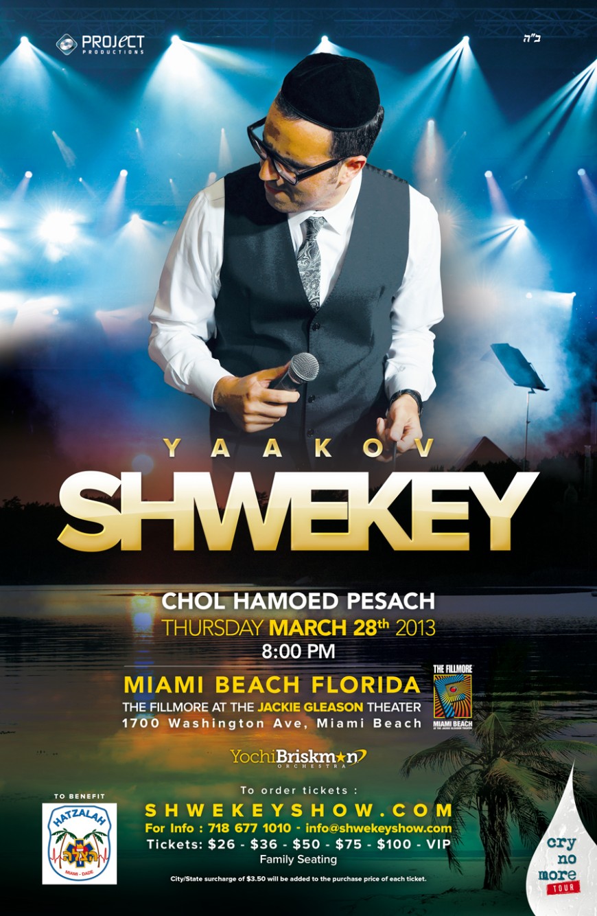 Yaakov Shwekey In Miami Beach