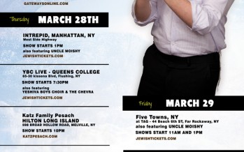 The Yesh Tikvah 2013 Pesach Tour – Dates