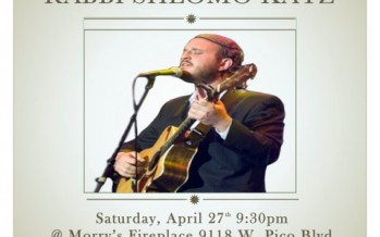 Shlomo Katz Lag Baomer in Los Angeles, NY Appearances in May