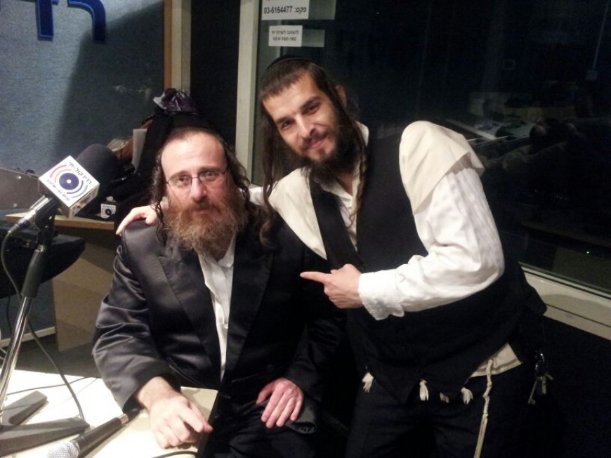 David Kleiger with Isaac Honig in Radio Kol Chai