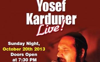 CHAZAQ Presents: Yosef Karduner Live!
