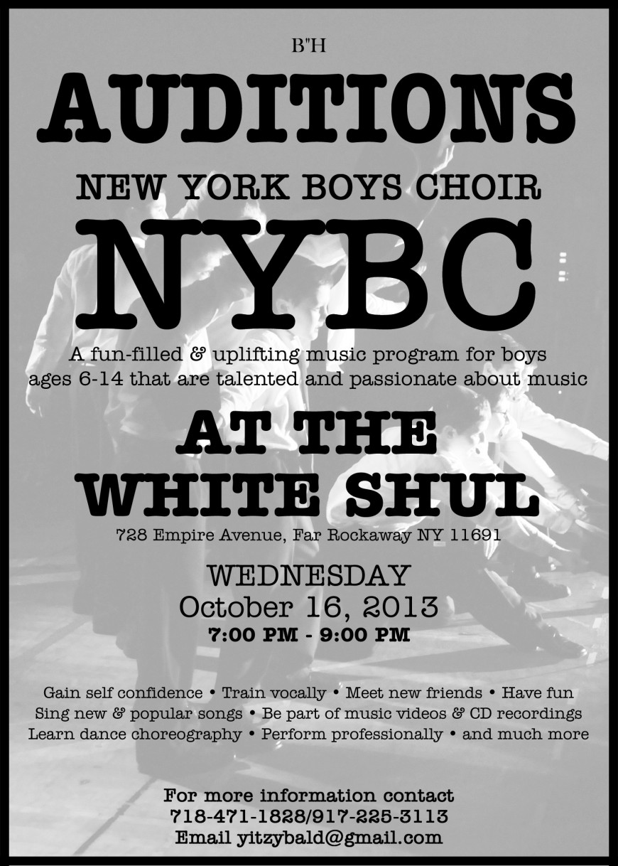 Exciting News: NYBC Auditions