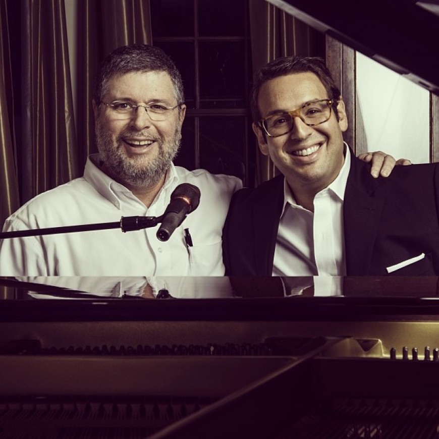 Eli Schwebel & Abie Rotenberg at a recent event