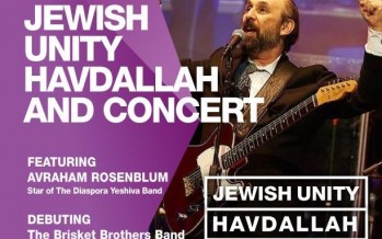 Baltimore’s Jewish Unity Havdallah & Concert: Avraham Rosenblum & The Brisket Brothers Band