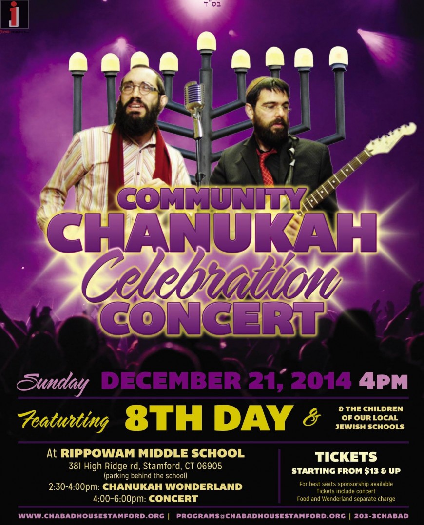 Community CHANUKAH Celebration CONCERT With 8TH DAY