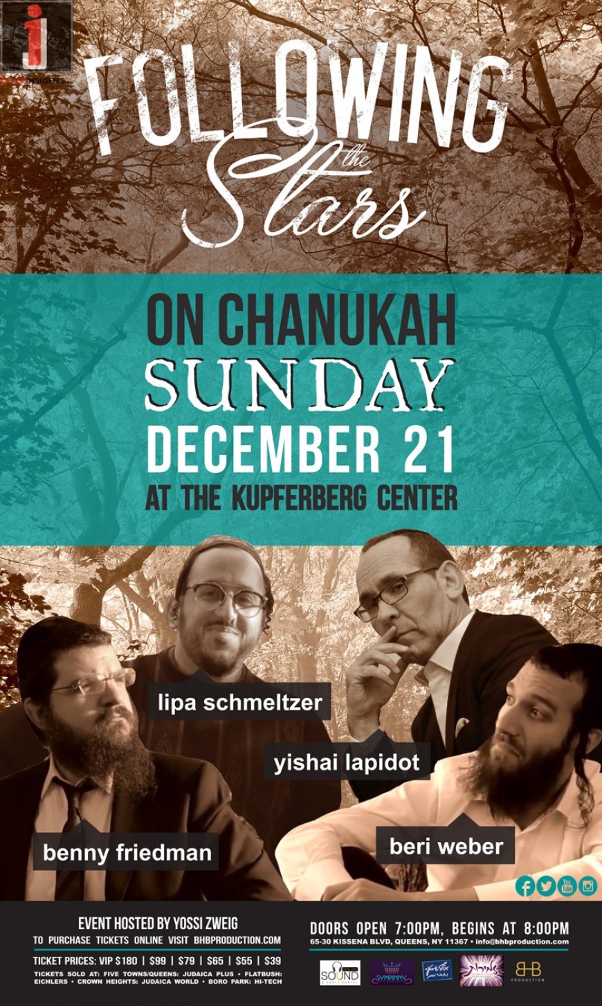 This Chanukah Follow The Stars: L!PA, BERI WEBER, BENNY FRIEDMAN & OIF SIMCHAS