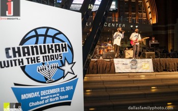 Chabad Celebrates Chanukah with Dallas Mavericks & 8th Day