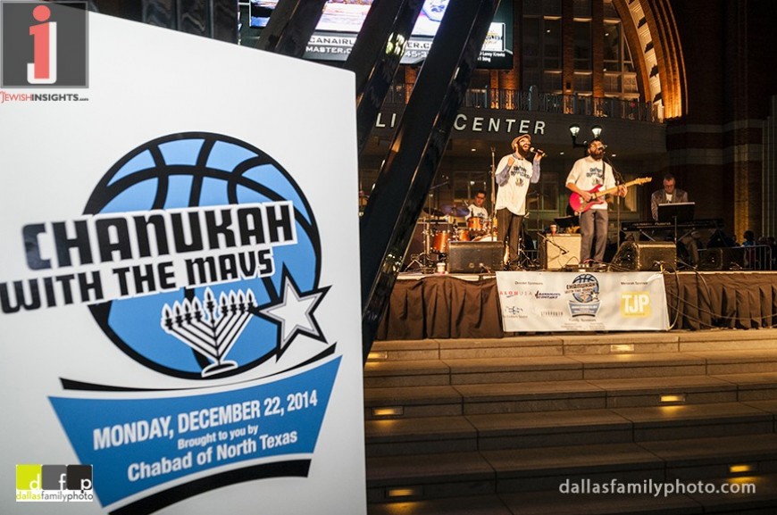 Chabad Celebrates Chanukah with Dallas Mavericks & 8th Day