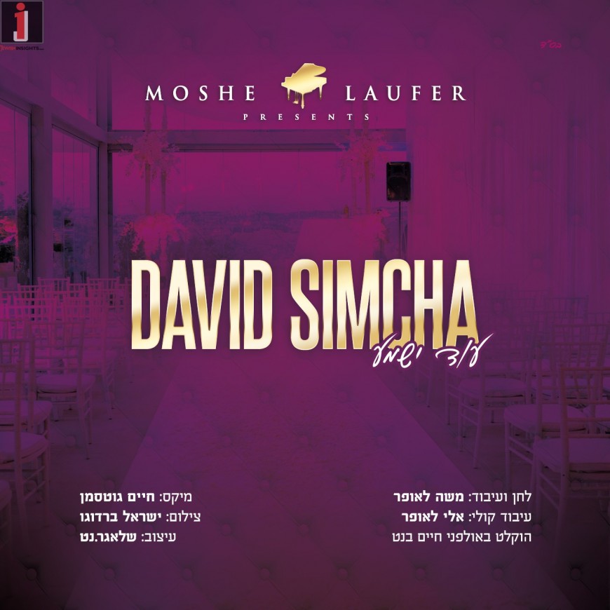 David Simcha Releases A New Wedding Hit From The House of Laufer
