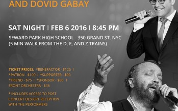 37th Annual Young Israel of Manhattan Concert: Yehuda Green & Dovid Gabay