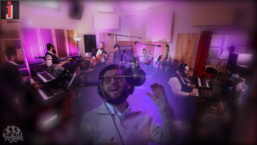 In the studio: The 8th Note (Composed by Yossi Green) Freilach Band ft. Levi Cohen