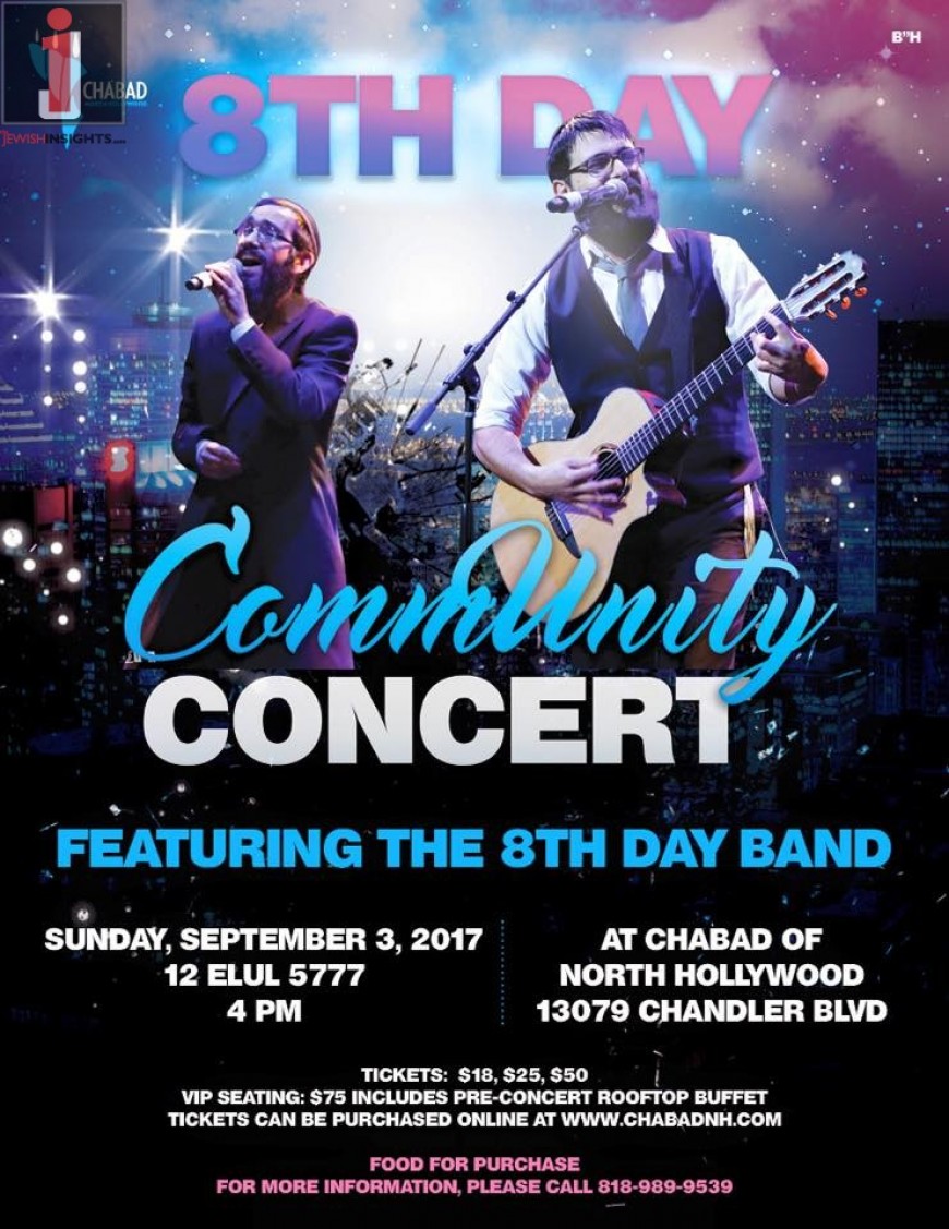 Community Concert Featuring 8TH DAY BAND