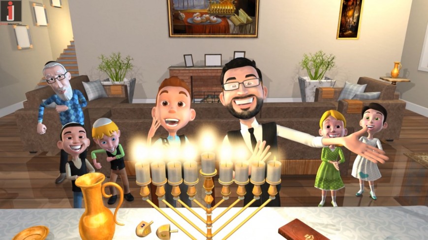 Chanuka Medley with Micha Gamerman (Official Animation Video)