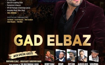 GAD ELBAZ L’Chaim Tour in NY –  March 4th