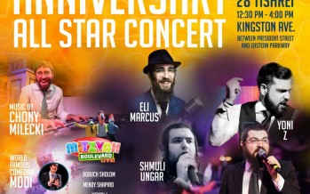 COLlive’s Family Fun Festival & Concert featuring Benny Friedman, Yoni Z, Eli Marcus, Shmuely Ungar and more.