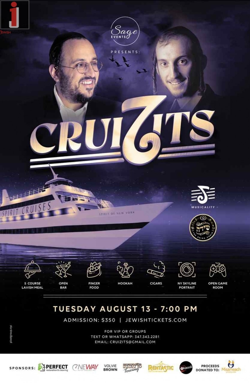 Sage Events Presents: The CruiZits Feat. Lipa Schmeltzer & Shulem Lemmer with Shira Choir & Shtendig Musicality!