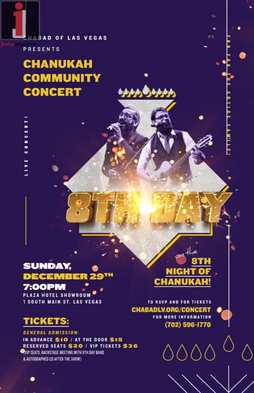 Chabad of Las Vegas Presents: CHANUKAH COMMUNITY CONCERT With 8TH DAY