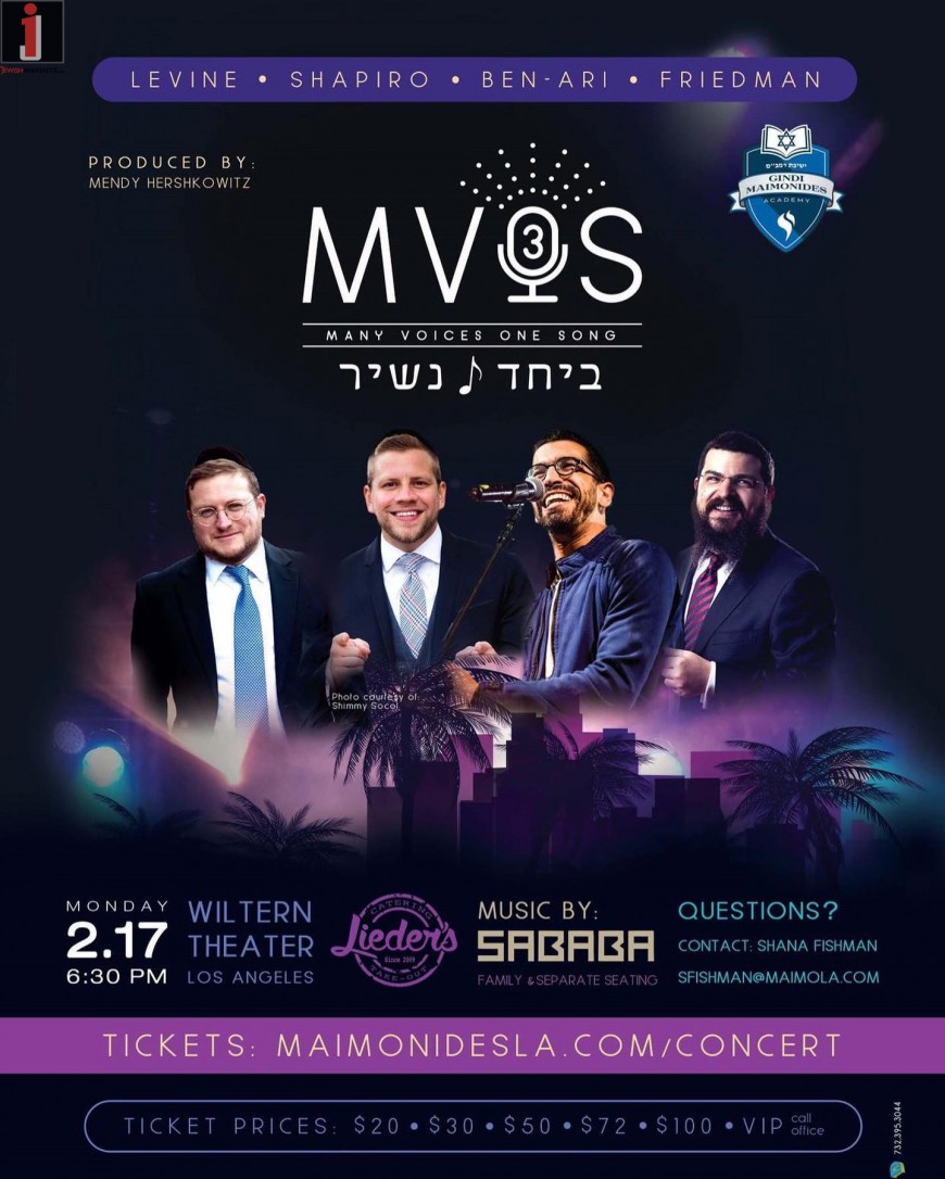 MANY VOICES ONE SONG – BEYACHAD NASHIR 3: LEVINE – SHAPIRO – BEN-ARI – FRIEDMAN