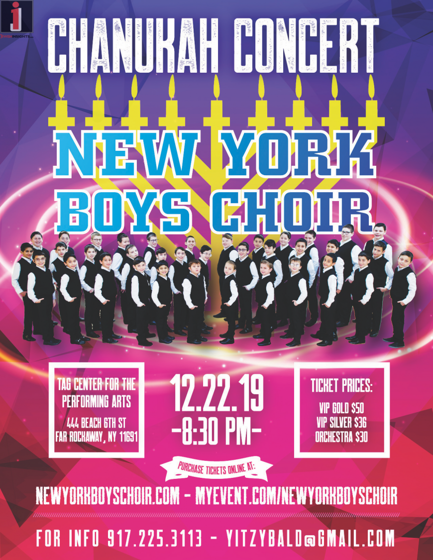 Yitzy Bald & The New York Boys Choir CHANUKAH CONCERT PERFORMANCE!!!
