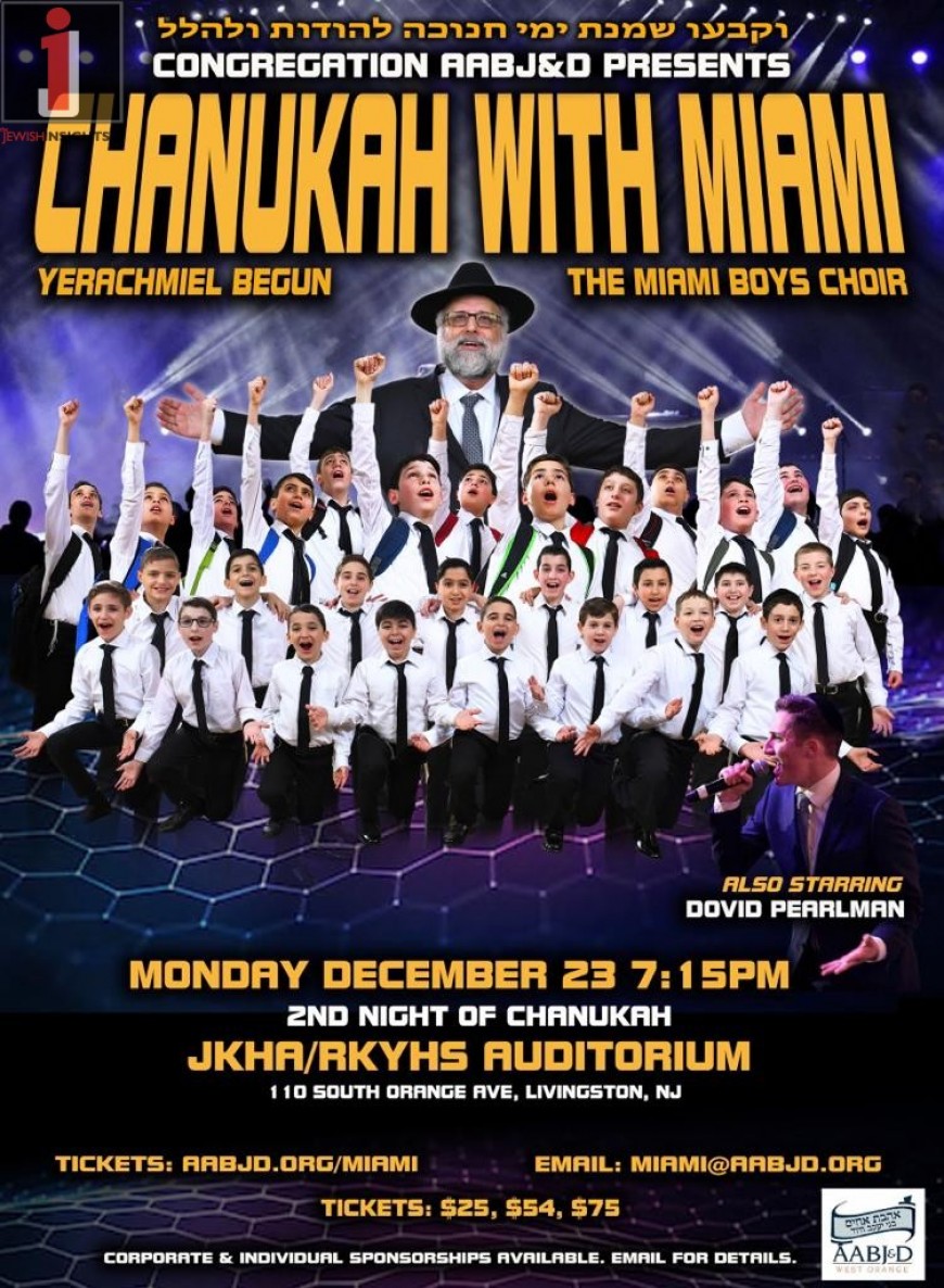 Congregation AABJ&D Presents CHANUKAH WITH MIAMI