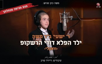 Dudi Hershkop With A Vocal Cover For The Hit Song “Reb Shaye”