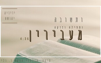 Yedidya Yehoshua – Useshuva