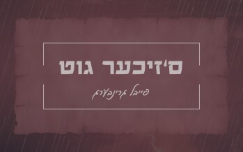 “S’Zicher Git”: Debut Single By Feivel Greenberg