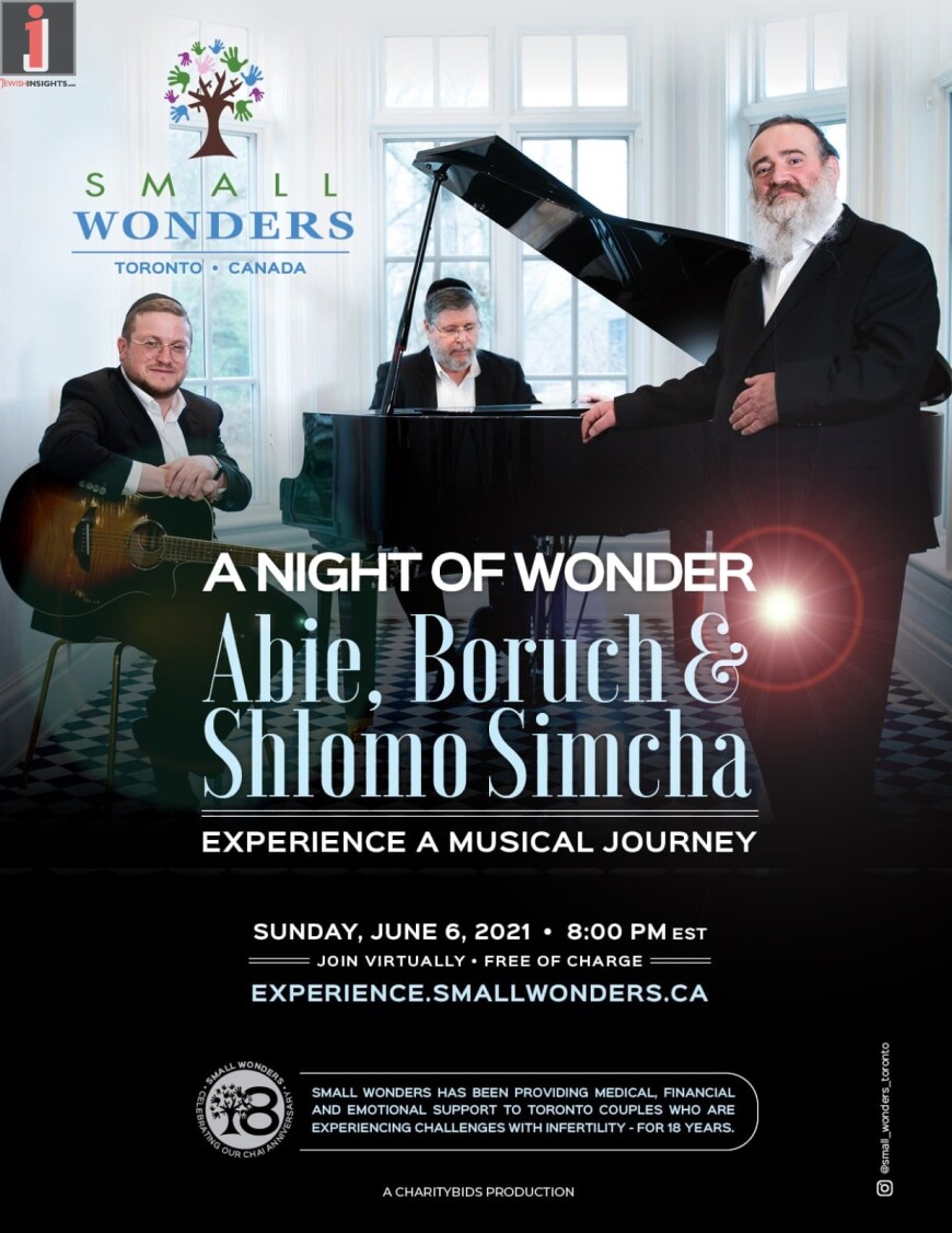 A Night of Wonder by Small Wonders: Abie, Baruch & Shlomo Simcha