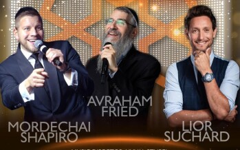 United Hatzalah of Israel: Make It Count Concert – AVRAHAM FRIED – MORDECHAI SHAPIRO – LIOR SUCHARD