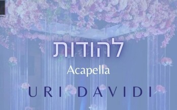 Uri Davidi In A Vocal Rendition of His Song: “Lehodos”