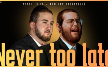 Yossi Fried Launches New Performance Series “Never Too Late”