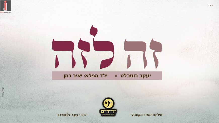 The Hands That Touch the Chair of Honor: Yaakov Rothblatt, Yair Cohen & The ‘Yedidim’ Choir In A New Single