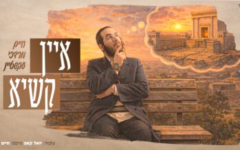 Singer & Composer Chaim Mordechai Eckstein in A New & Exciting Single For Yom Tov: “Ein Kasha”