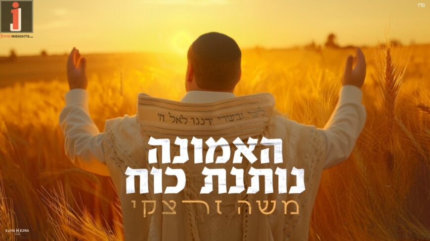 “HaEmunah Notenet Koach”: Moshe Zaretsky Launches Tenth Single