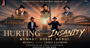 Singer Mendy J & Bondi Beach Survivor Leibel Lazaroff Sing for Mumbai, Dubai & Bondi: “Hurting with Insanity”