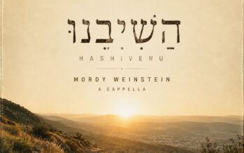 Mordy Weinstein With A New Acapella Cover “Hashivenu”