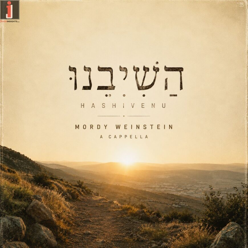 Mordy Weinstein With A New Acapella Cover “Hashivenu”