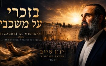 “Bizachri Al Mishkavi” Yinon Tayeb Renews The Piyut With A Jewish Groove