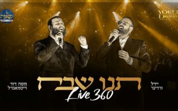 Live 360: Moshe David Weissmandl hosts Yeedle “Tenu Shevach”
